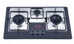 Stainless Steel Gas Hob Three Burner 73cm