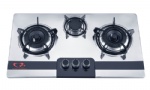 Stainless Steel Gas Hob Three Burner 71cm