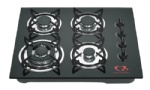 Glass Gas Hob Four Burner 60cm