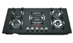 Glass Gas Hob Five Burner 90cm