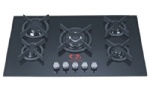 Glass Gas Hob Five Burner 90cm