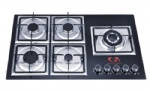 Glass Gas Hob Five Burner 90cm