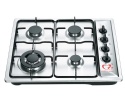 Stainless Steel Gas Hob Four Burner 60cm