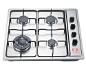 Stainless Steel Gas Hob Four Burner 60cm