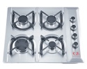 Stainless Steel Gas Hob Four Burner 60cm