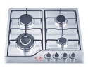 Stainless Steel Gas Hob Four Burner 60cm