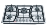 Stainless Steel Gas Hob Five Burner 80cm