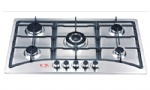 Stainless Steel Gas Hob Five Burner 90cm