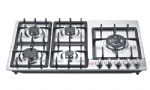 Stainless Steel Gas Hob Five Burner 90cm