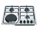 SS Gas Hob Three Burner Hot Plate 60cm