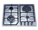 SS Gas Hob Three Burner Hot Plate 60cm