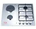 SS Gas Hob Two Burner Two Hot Plate 60cm